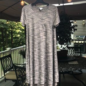 NWOT XS Carly black and light pink